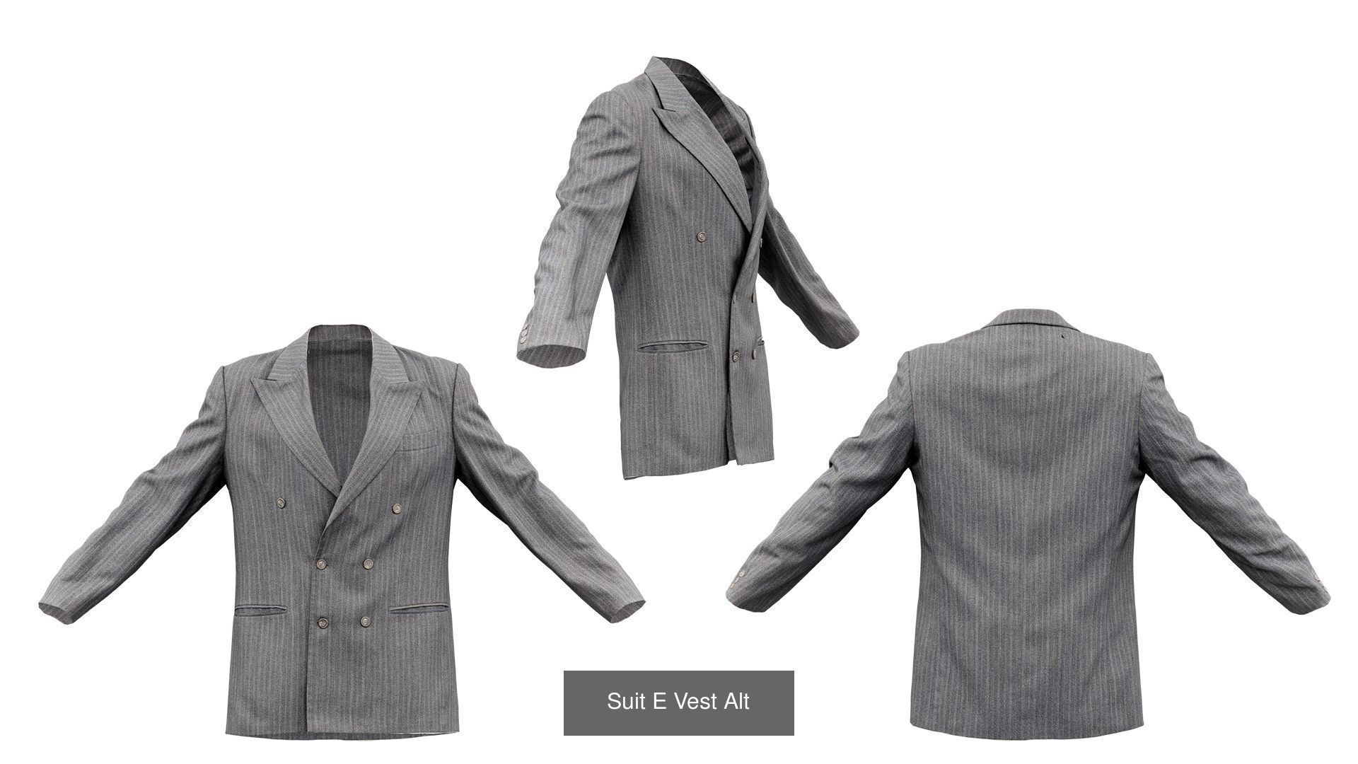 34 Costumes and Suits 3D Model Collection_21