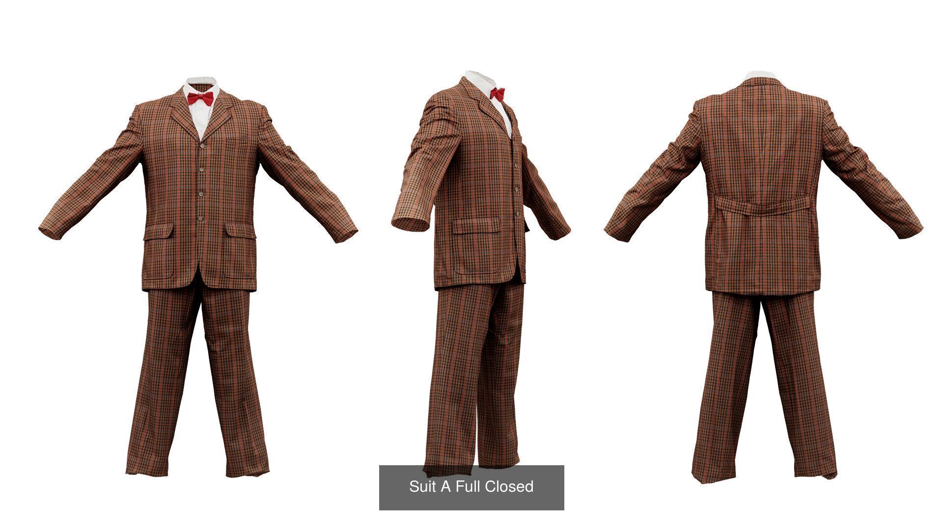 34 Costumes and Suits 3D Model Collection_13