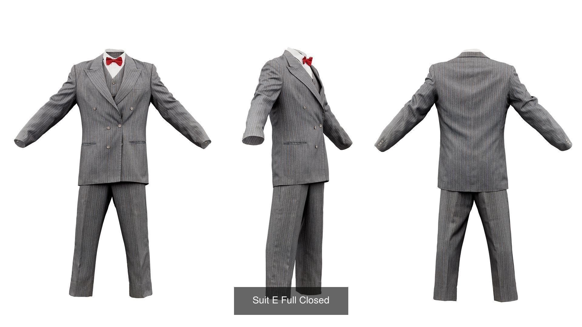 34 Costumes and Suits 3D Model Collection_5