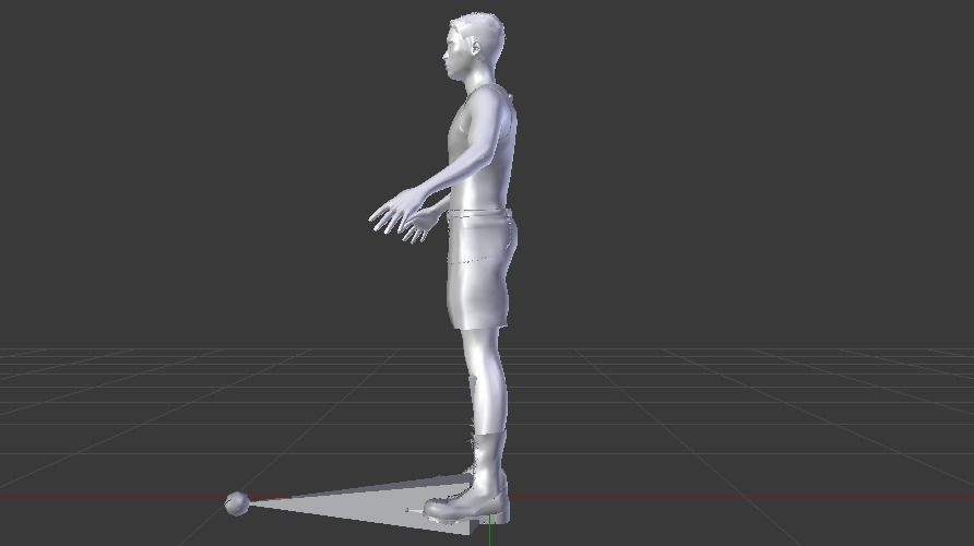 Male in Casual Clothes 08 Low-poly 3D model_15