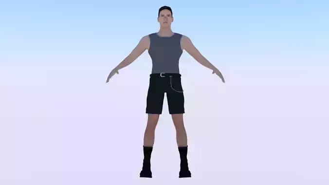 Male in Casual Clothes 08