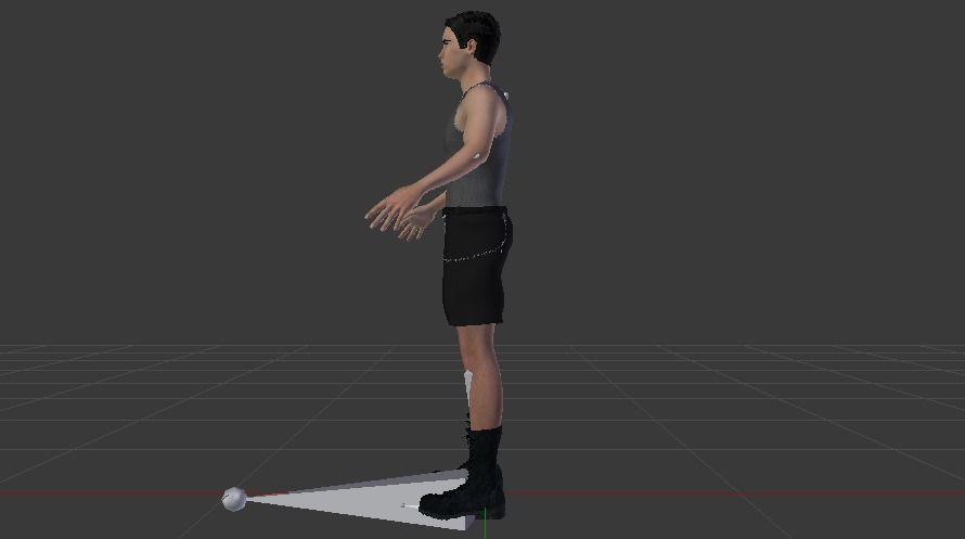 Male in Casual Clothes 08 Low-poly 3D model_11