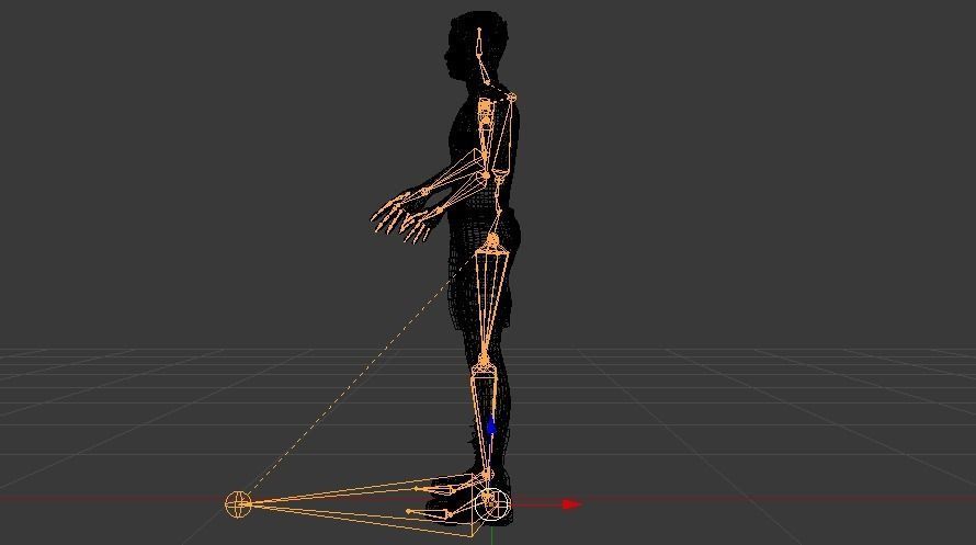 Male in Casual Clothes 08 Low-poly 3D model_23