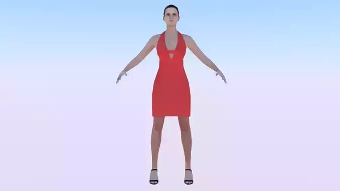 Woman in a Dress 026