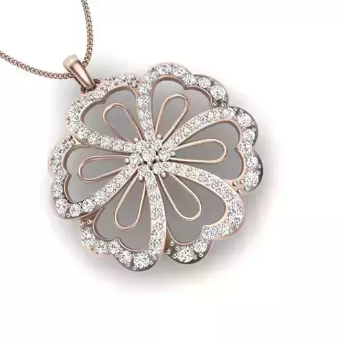 Women pendant 3dm render detail 