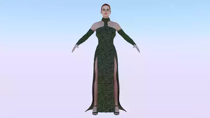 Woman in a Dress 027