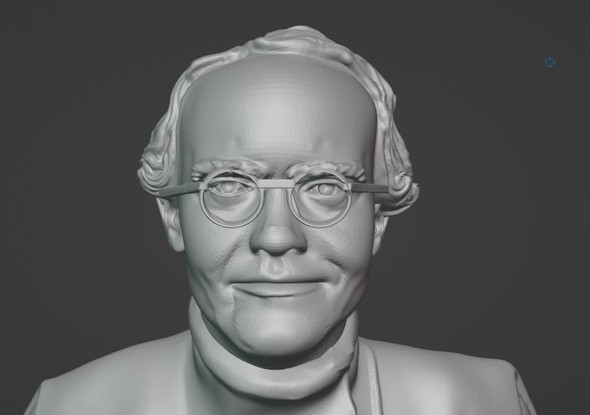 Gregor Mendel 3D print model_27