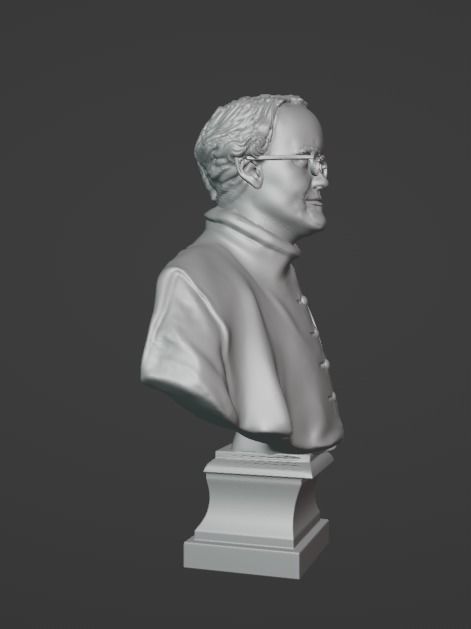 Gregor Mendel 3D print model_23