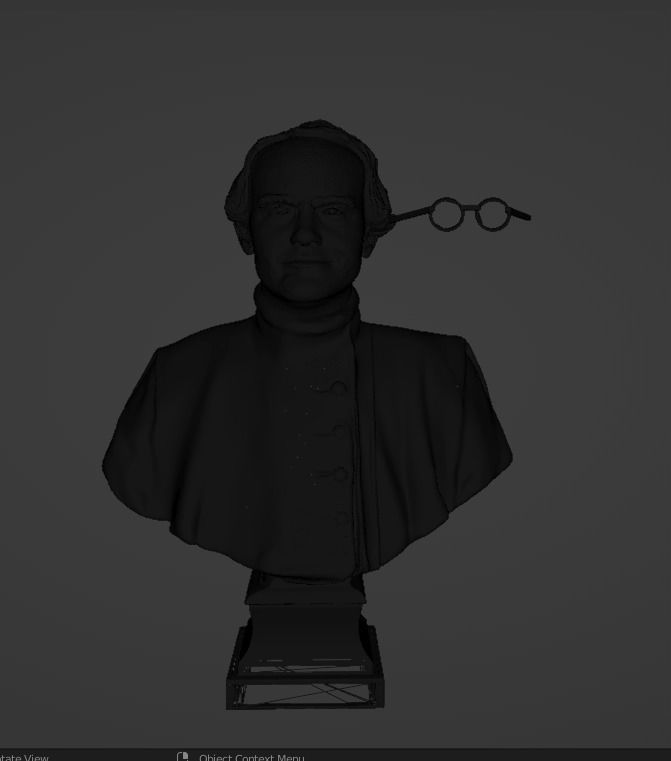 Gregor Mendel 3D print model_10