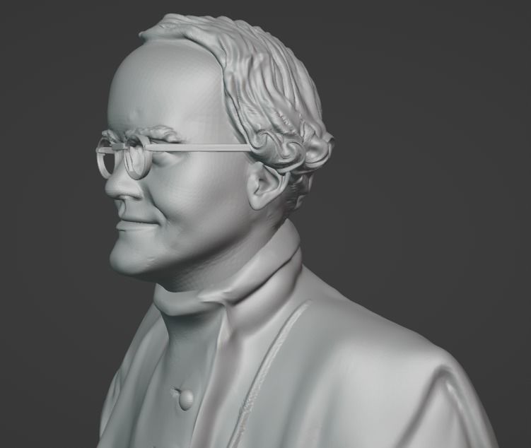 Gregor Mendel 3D print model_5