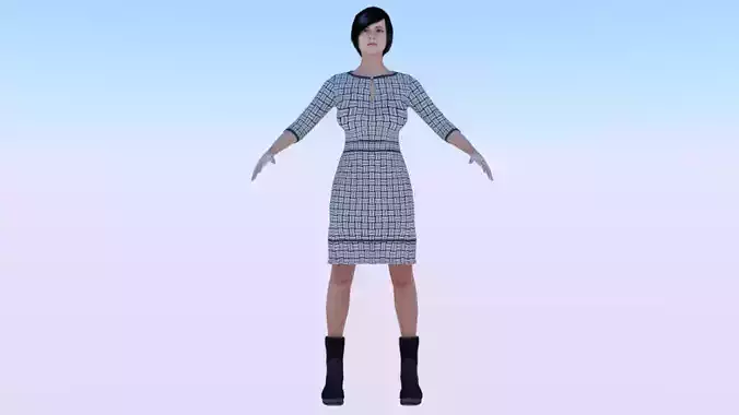 Woman in a Dress 028