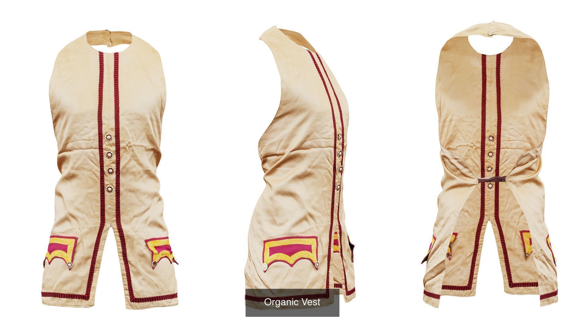 32 Historic 1600s Clothing items 3D Model Collection_29