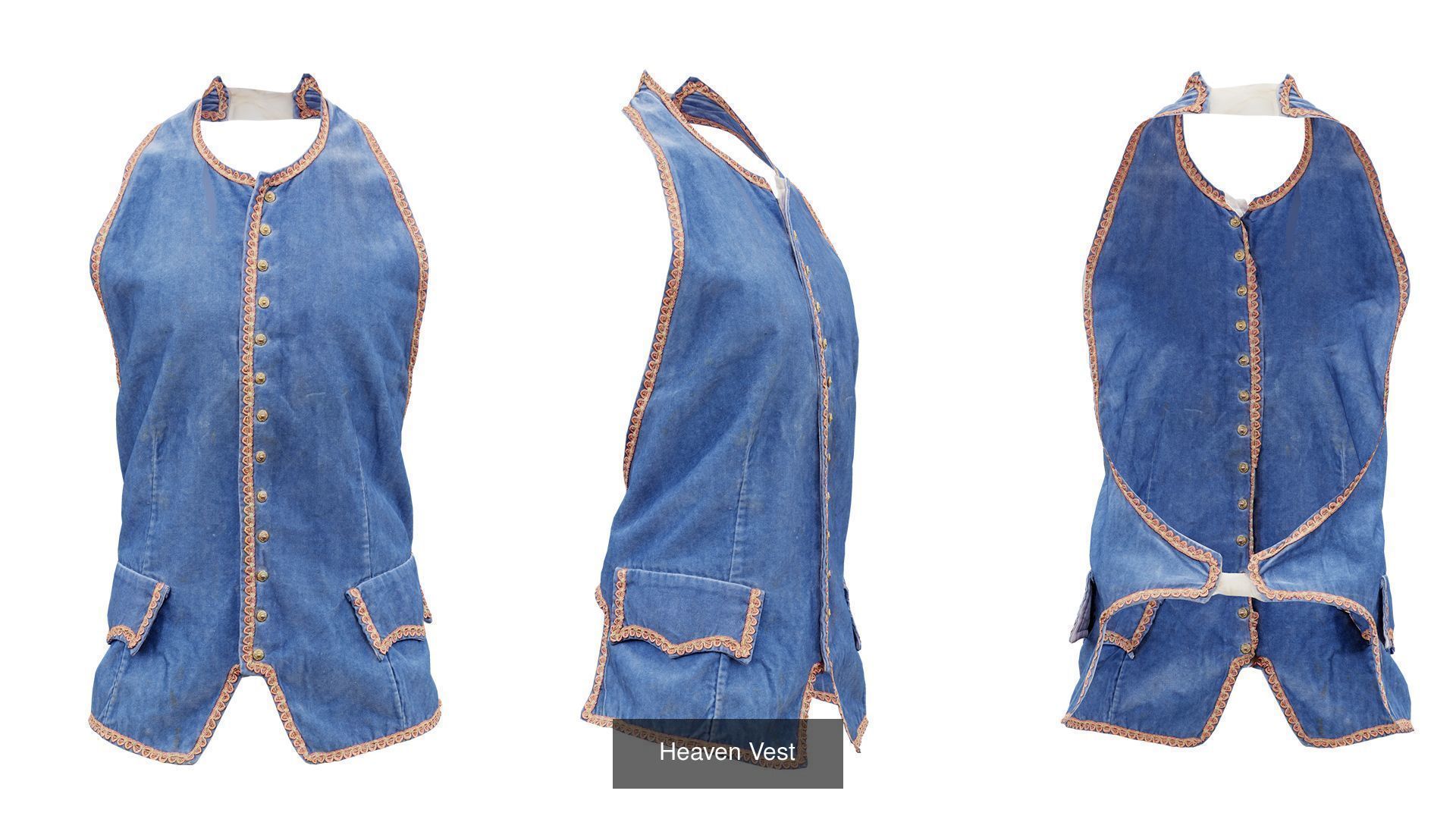 32 Historic 1600s Clothing items 3D Model Collection_12