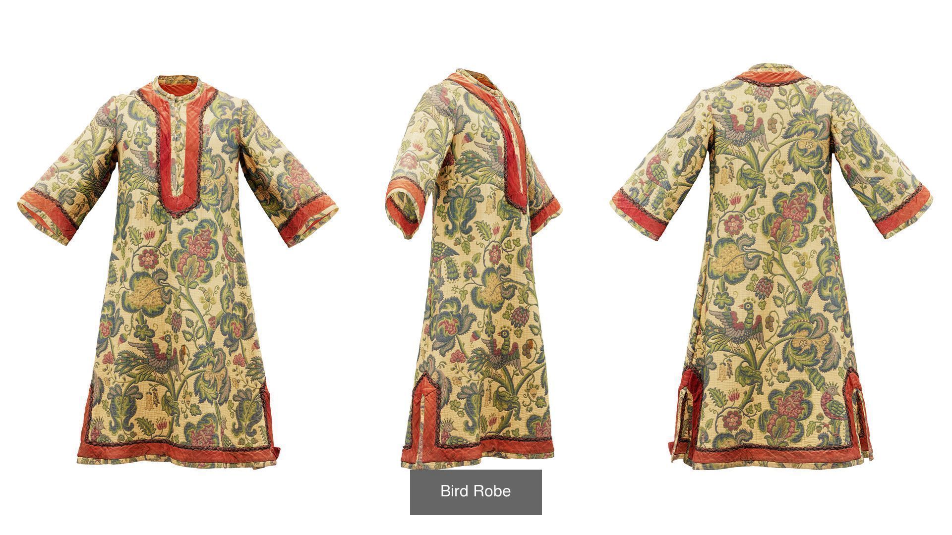 32 Historic 1600s Clothing items 3D Model Collection_4