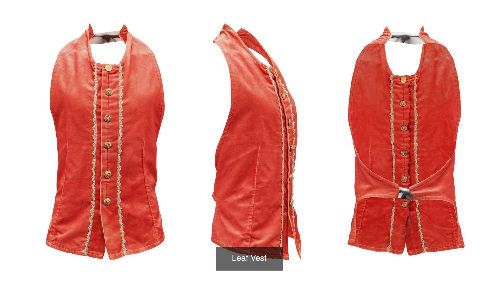 32 Historic 1600s Clothing items 3D Model Collection_33