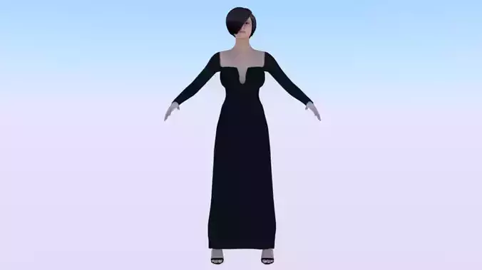 Woman in a Dress 029