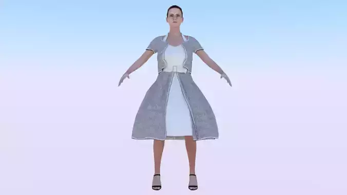 Woman in a Dress 030