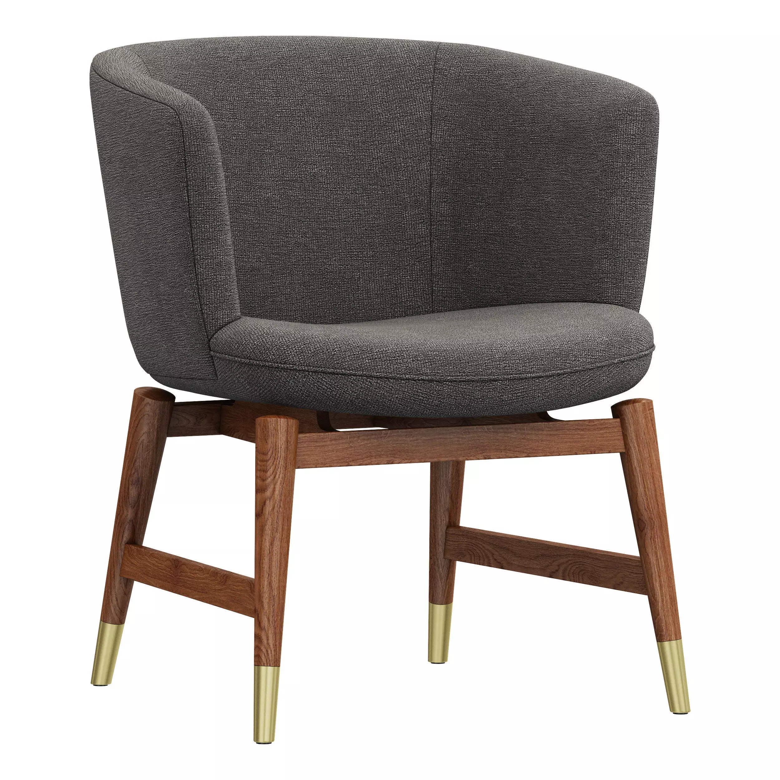Baker Coupe Dining Chair 3D model