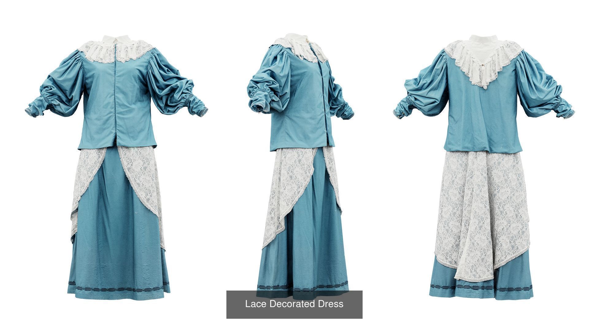 72 3D Scanned Full Body Clothing items 3D Model Collection_14