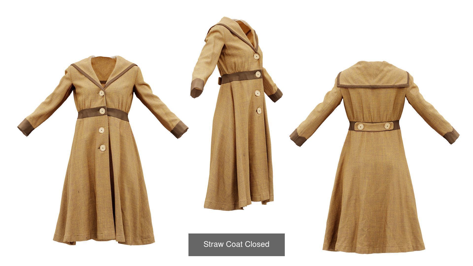 72 3D Scanned Full Body Clothing items 3D Model Collection_53