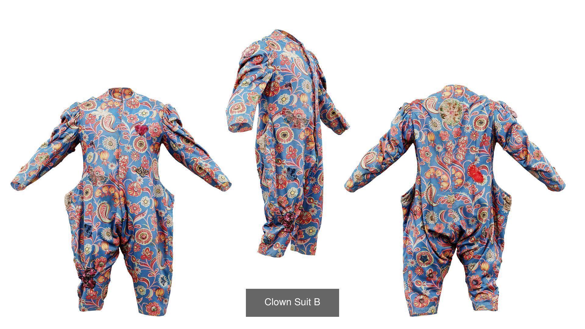 72 3D Scanned Full Body Clothing items 3D Model Collection_31