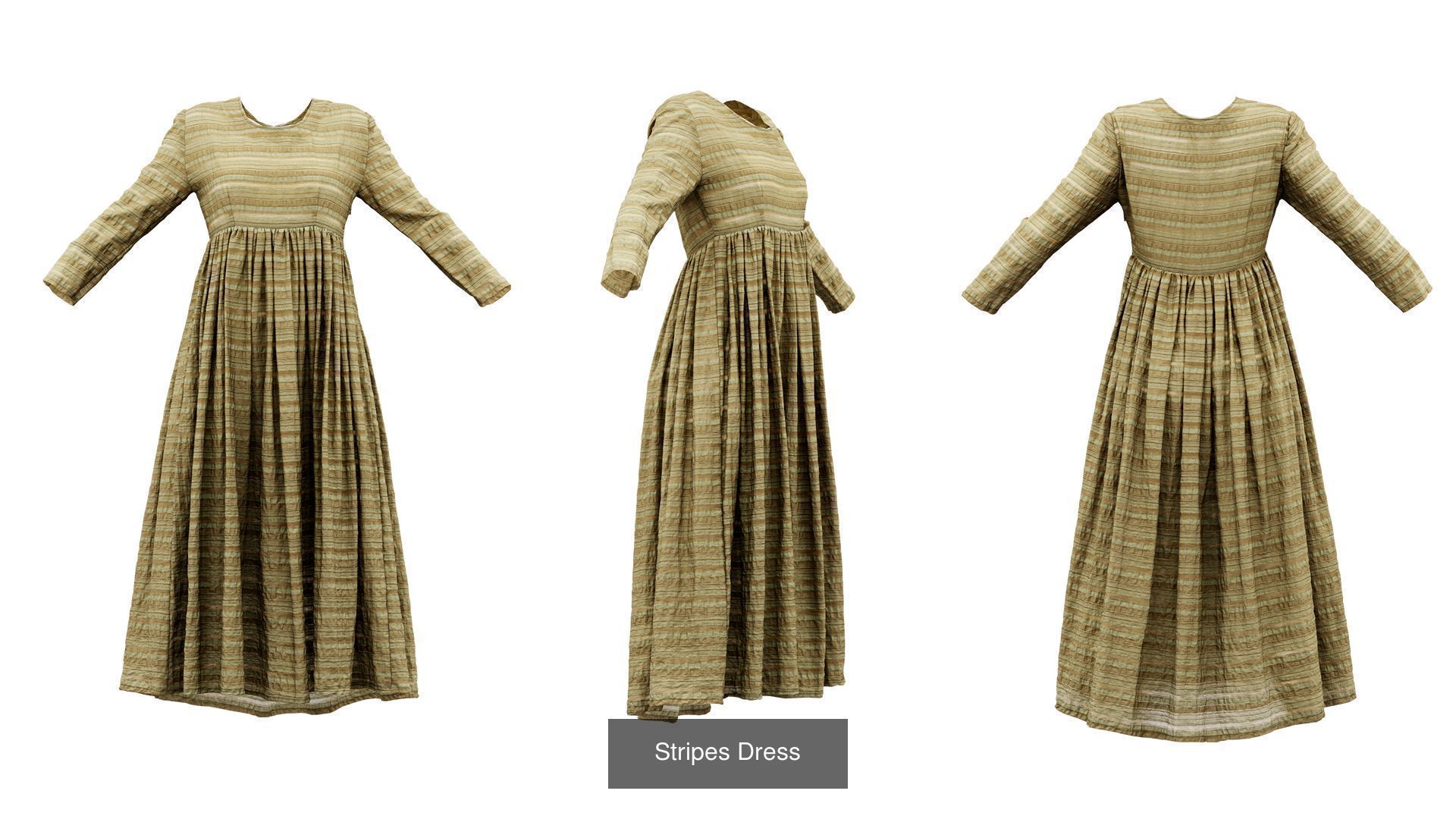 72 3D Scanned Full Body Clothing items 3D Model Collection_52