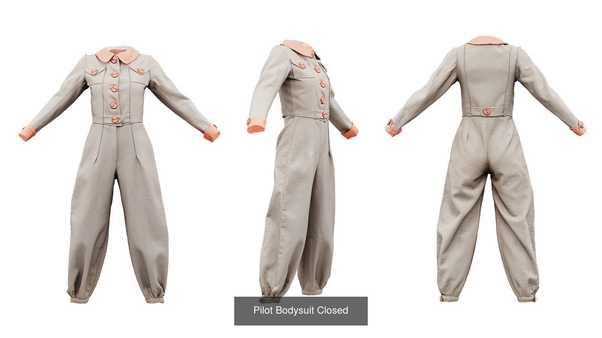 72 3D Scanned Full Body Clothing items 3D Model Collection_64