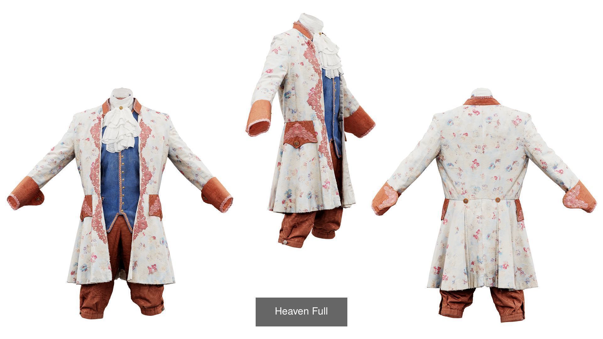 72 3D Scanned Full Body Clothing items 3D Model Collection_17