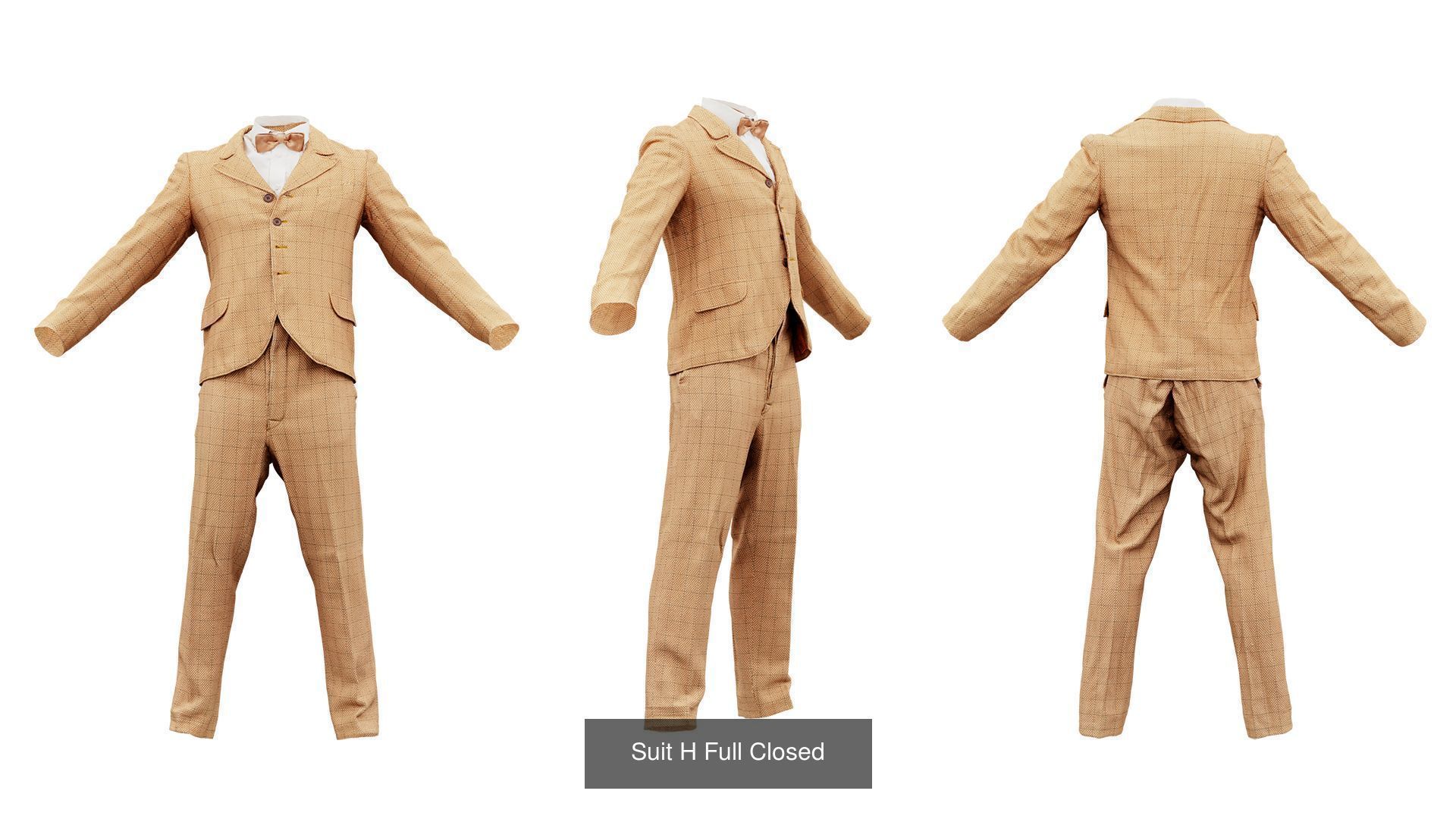 72 3D Scanned Full Body Clothing items 3D Model Collection_40