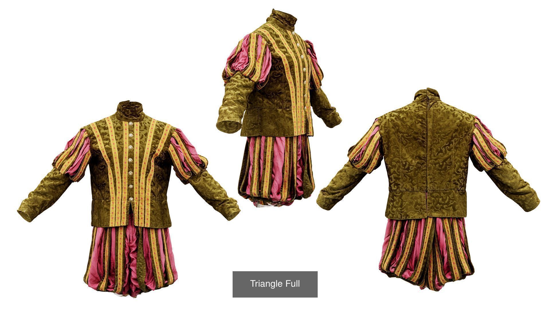 72 3D Scanned Full Body Clothing items 3D Model Collection_37