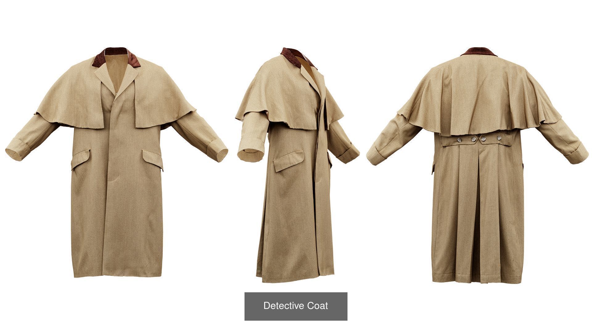 72 3D Scanned Full Body Clothing items 3D Model Collection_26