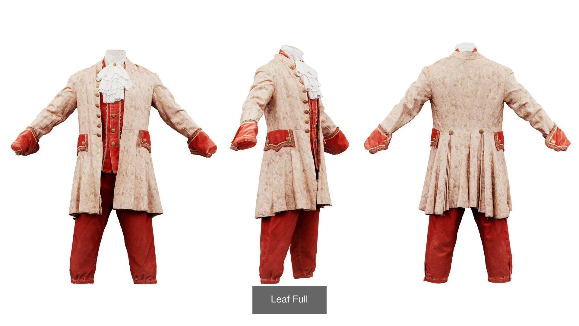 72 3D Scanned Full Body Clothing items 3D Model Collection_12