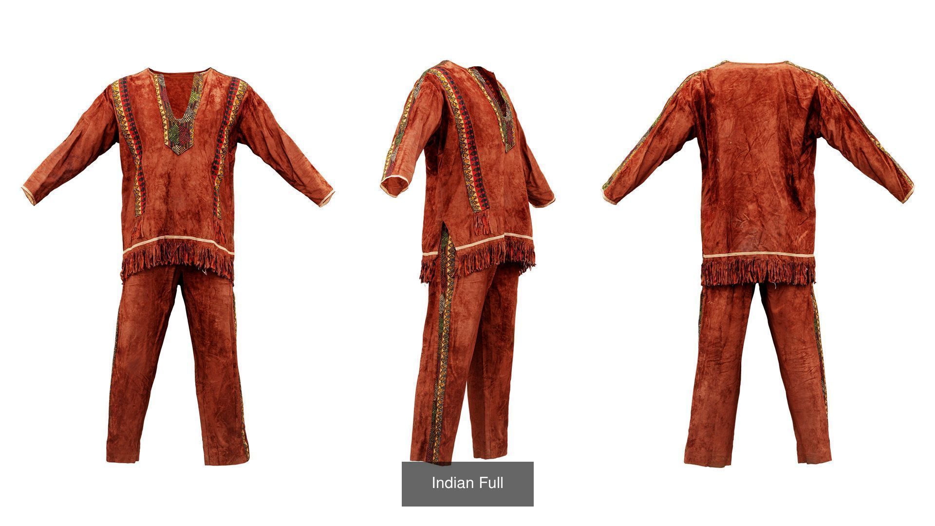 72 3D Scanned Full Body Clothing items 3D Model Collection_16