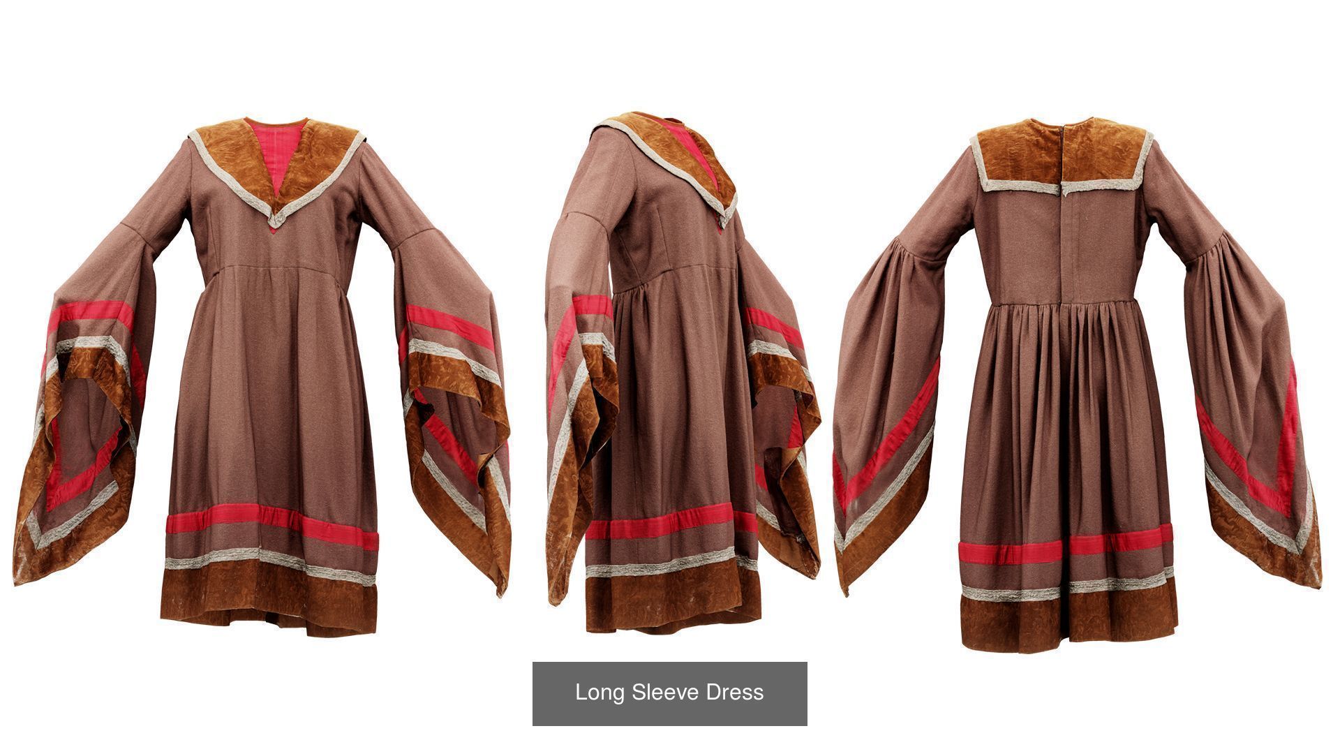 72 3D Scanned Full Body Clothing items 3D Model Collection_75