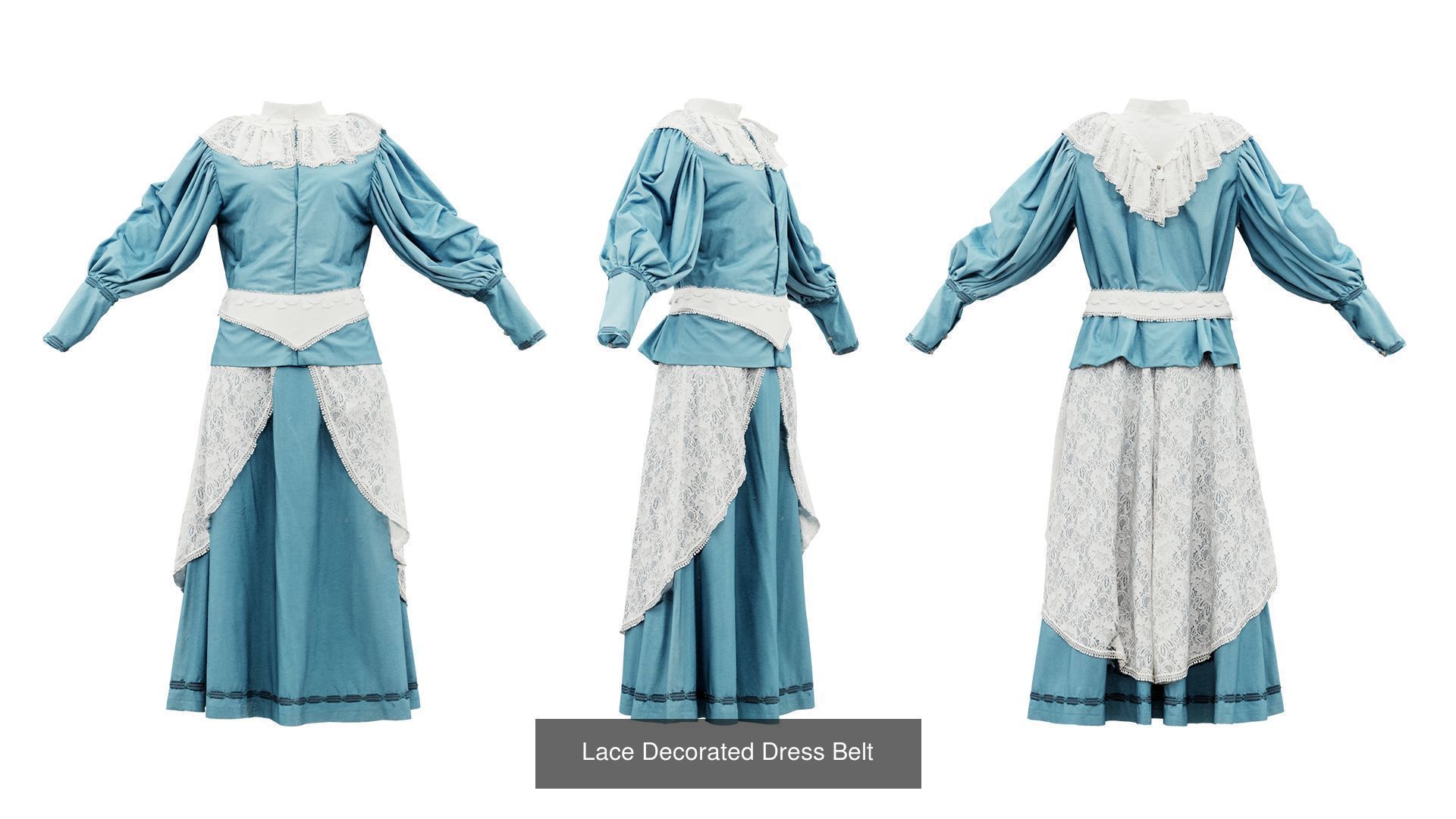 72 3D Scanned Full Body Clothing items 3D Model Collection_13