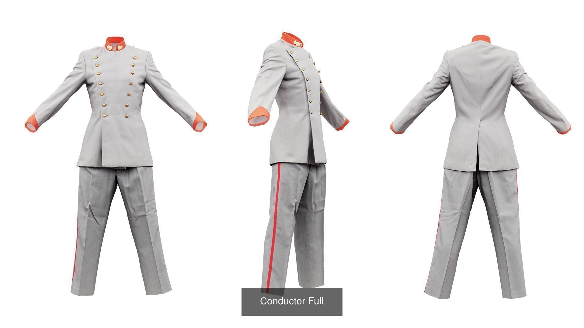 72 3D Scanned Full Body Clothing items 3D Model Collection_30