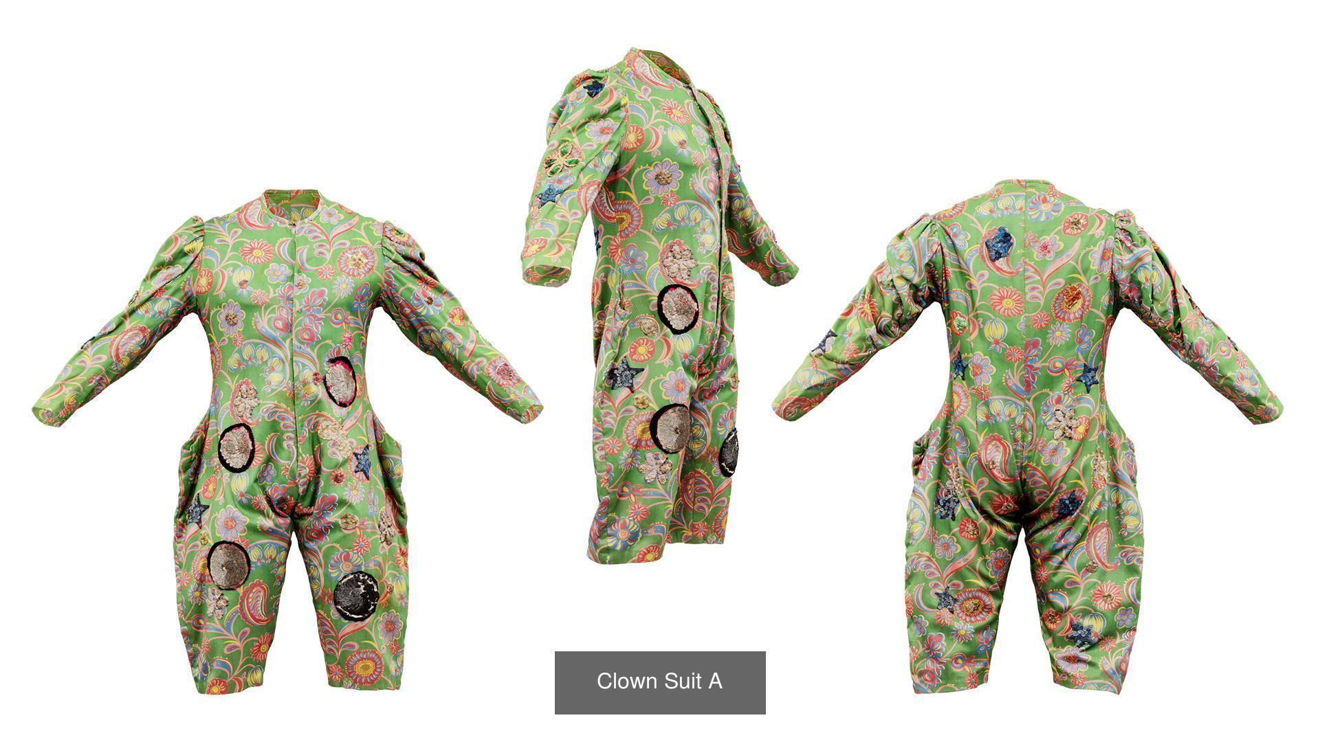 72 3D Scanned Full Body Clothing items 3D Model Collection_32