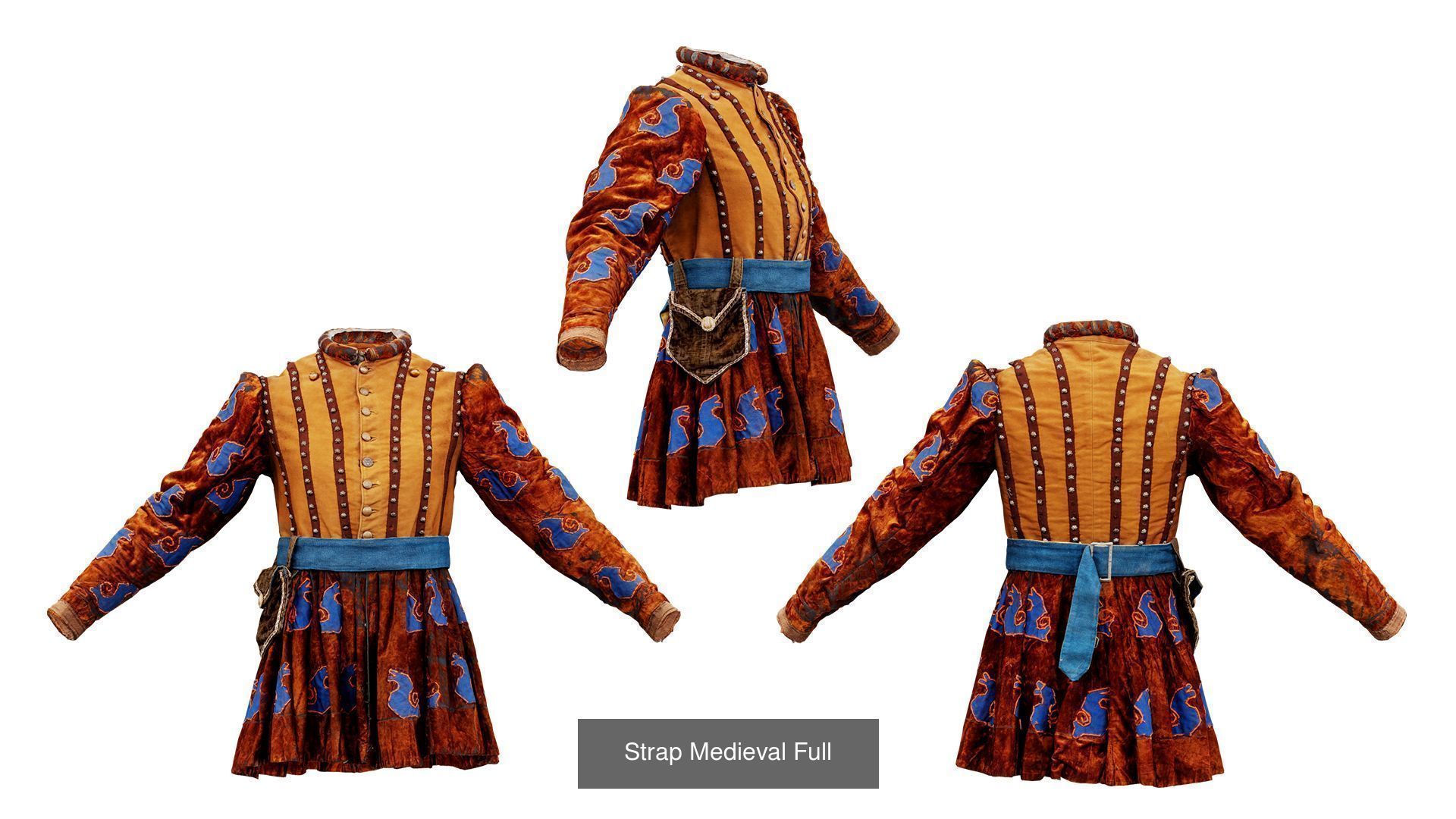 72 3D Scanned Full Body Clothing items 3D Model Collection_54