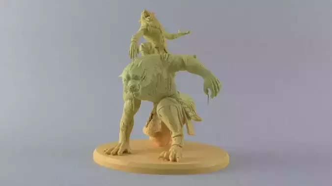 Berserk figurine of werewolf