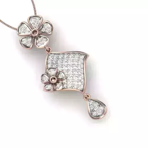 Women pendant 3dm render detail 