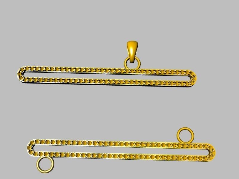 Diamond pendant 4 types stl veridied 3D print model_19