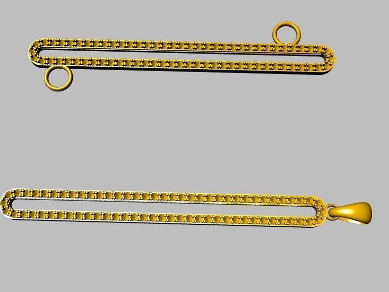 Diamond pendant 4 types stl veridied 3D print model_17