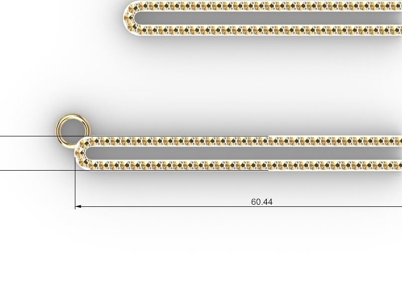 Diamond pendant 4 types stl veridied 3D print model_20