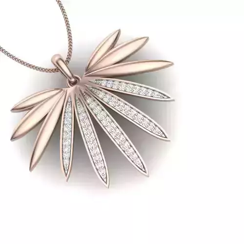 solitaire wedding engagement women pendant 3dm render detail 