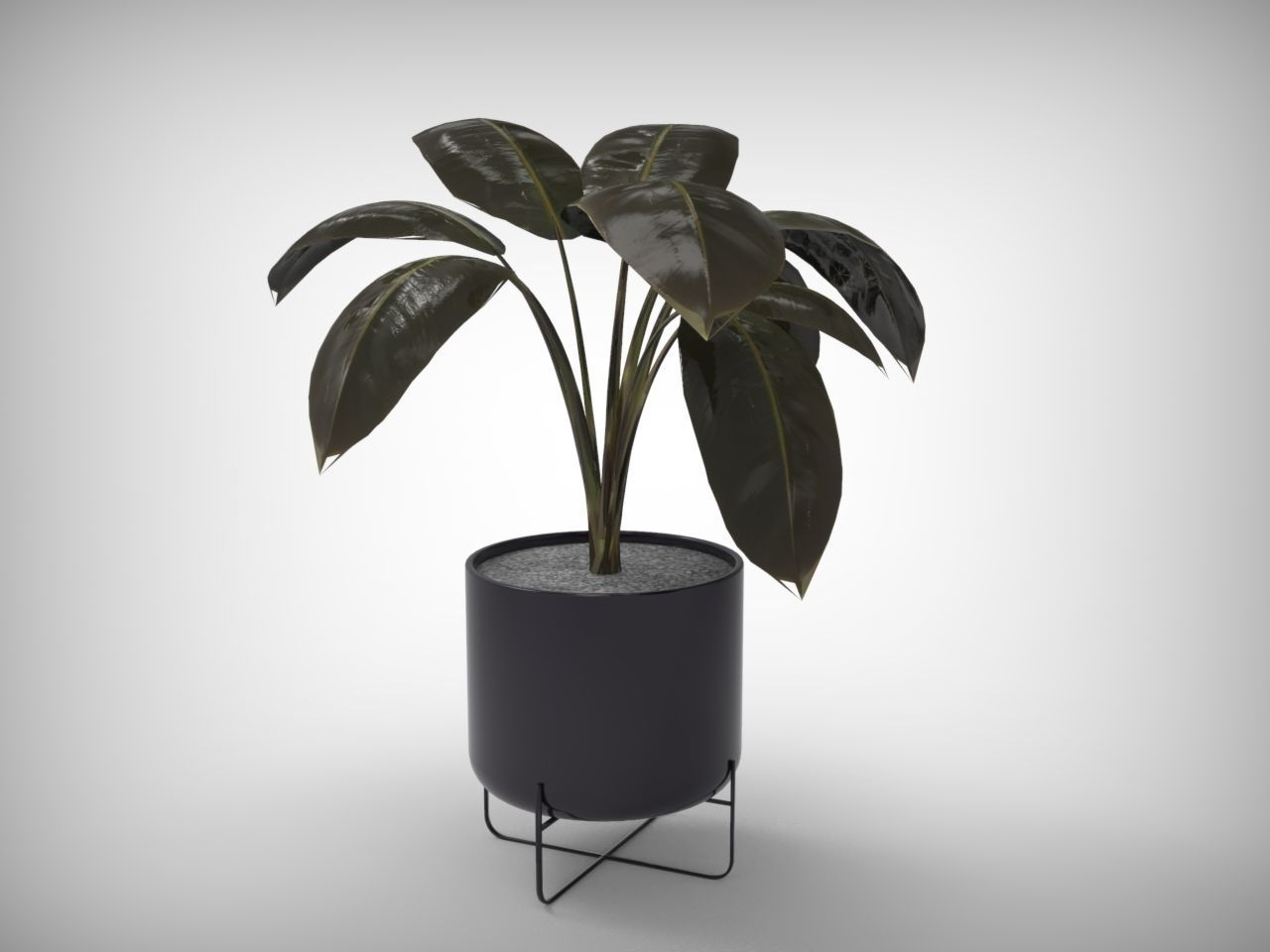 Planter Pot 3D model_2