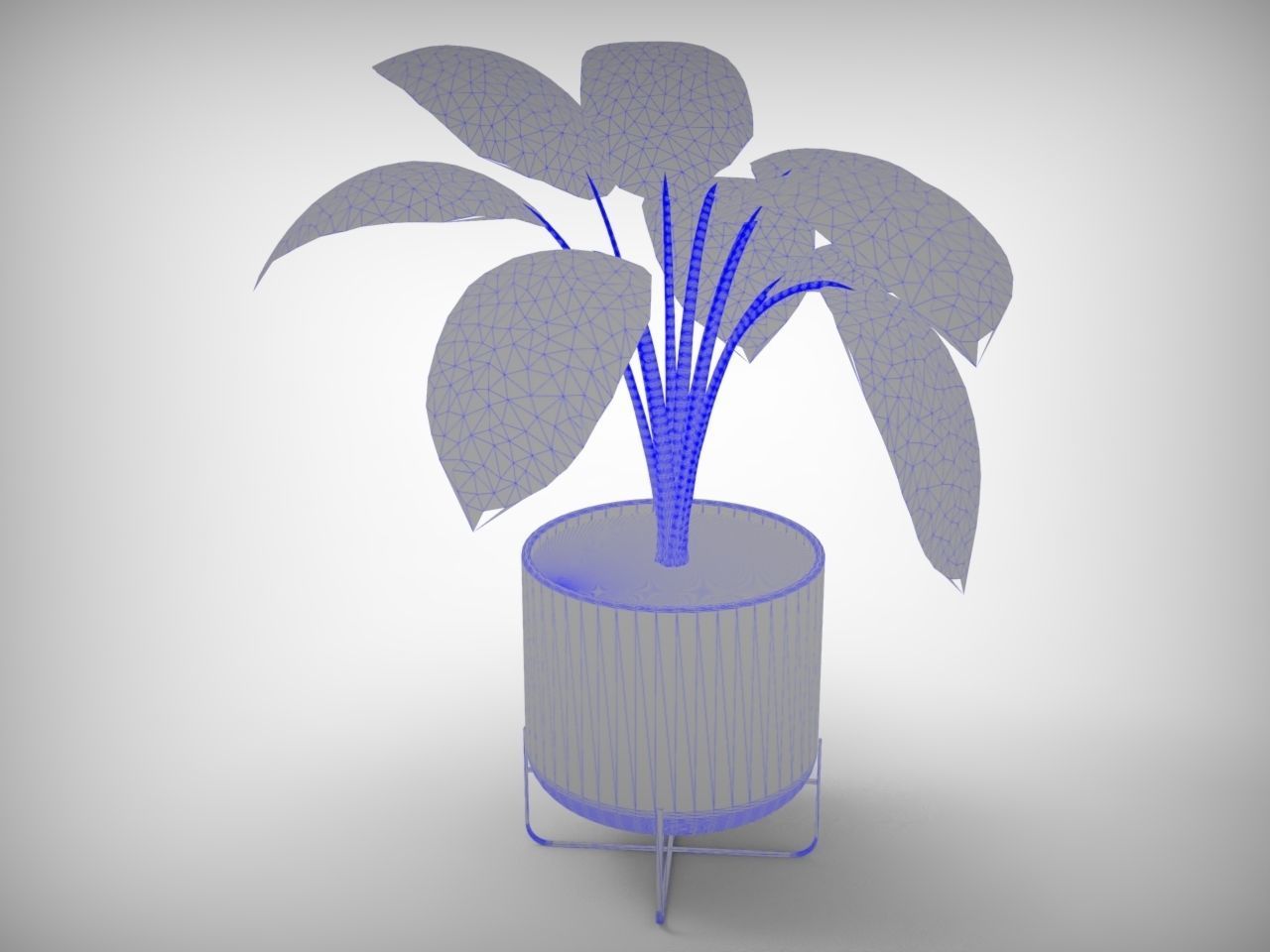 Planter Pot 3D model_7