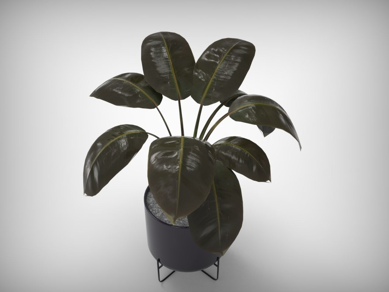 Planter Pot 3D model_4