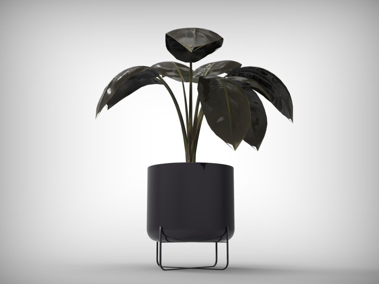Planter Pot 3D model_5