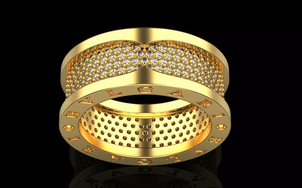 Bvlgari ring 209 3D print model