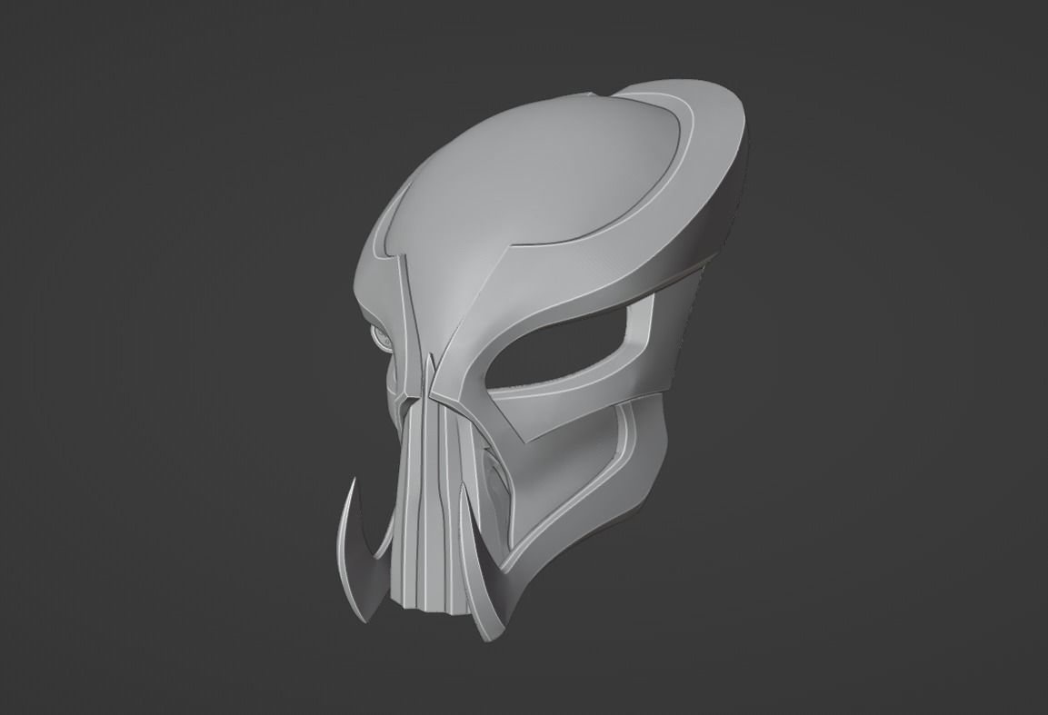 Predator Saber mask 3D print model_6